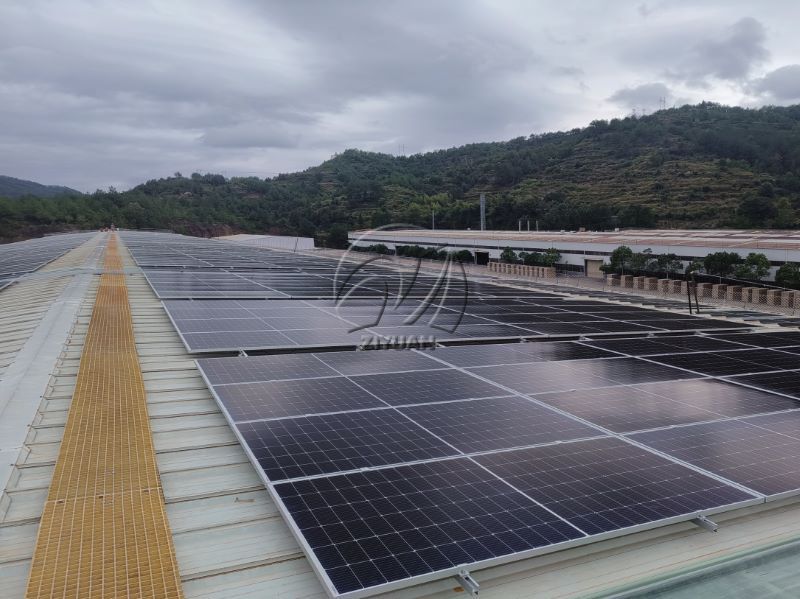 7.78MW Metal Rooftop Mounting Structure 