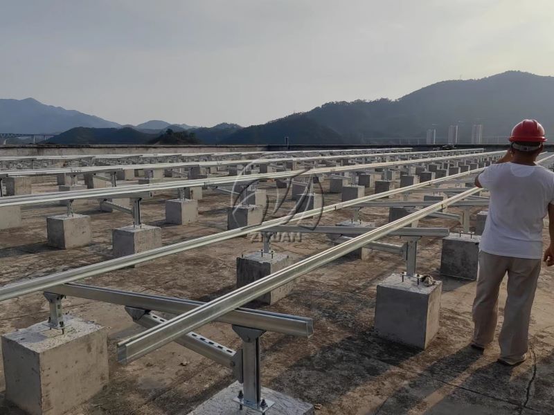 5.6MW Rooftop Mounting Steel Structure
