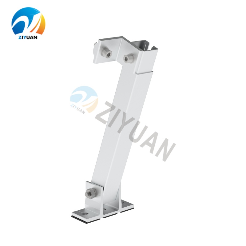 solar mounting clamp for trapezoidal metal roof brackets system