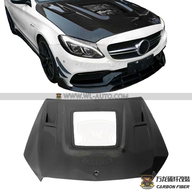 奔驰W205 C63机盖 透明款
