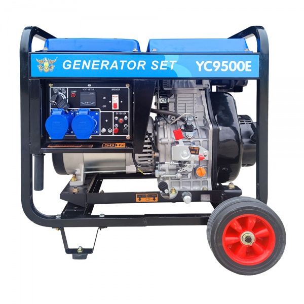 YC9500E 柴油发电机组(开架，电动) (YC-EP095)