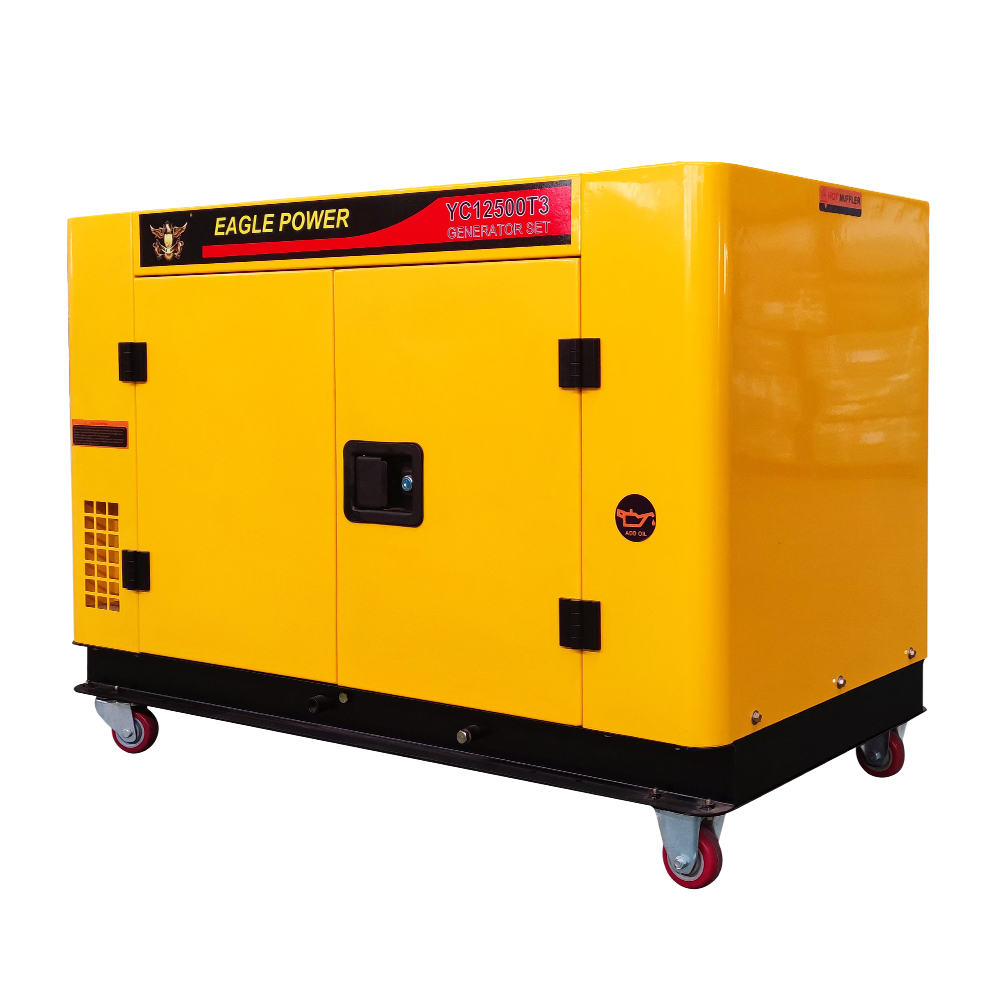 10KW silent type-diesel generator set-YC12500T3