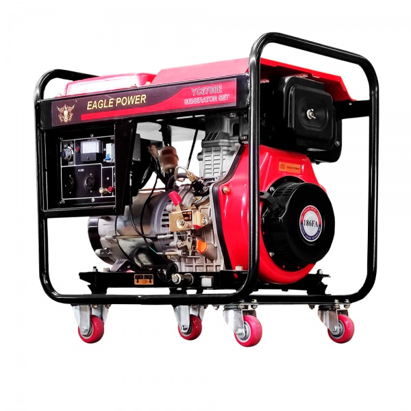 5KW open-frame type-air cooled diesel generator set-YC6700E