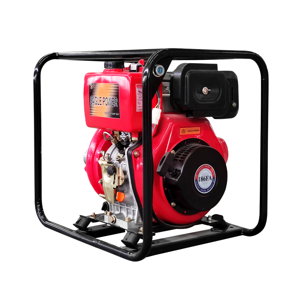 YC80HPE-diesel water pump-aluminium type-electric start-3 inch