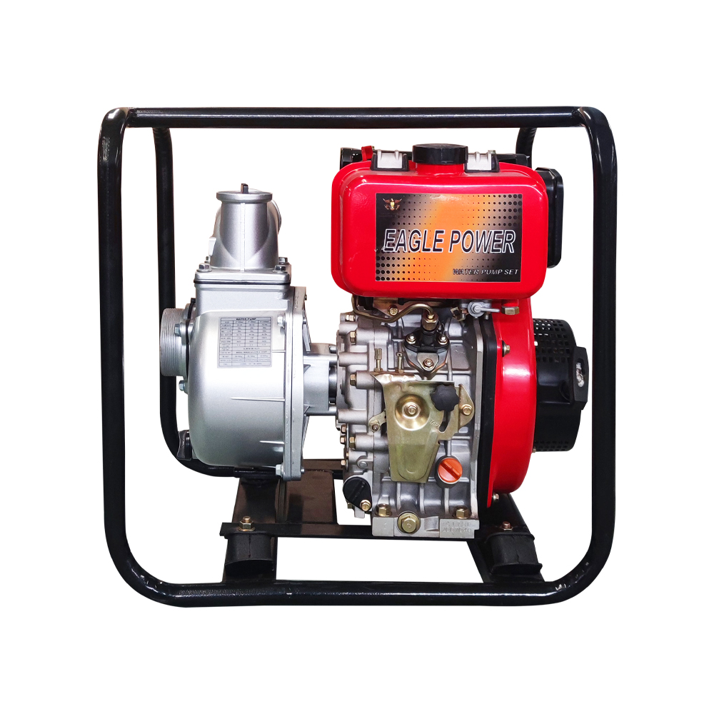 YC80P-diesel water pump-aluminium type-handle start-3 inch