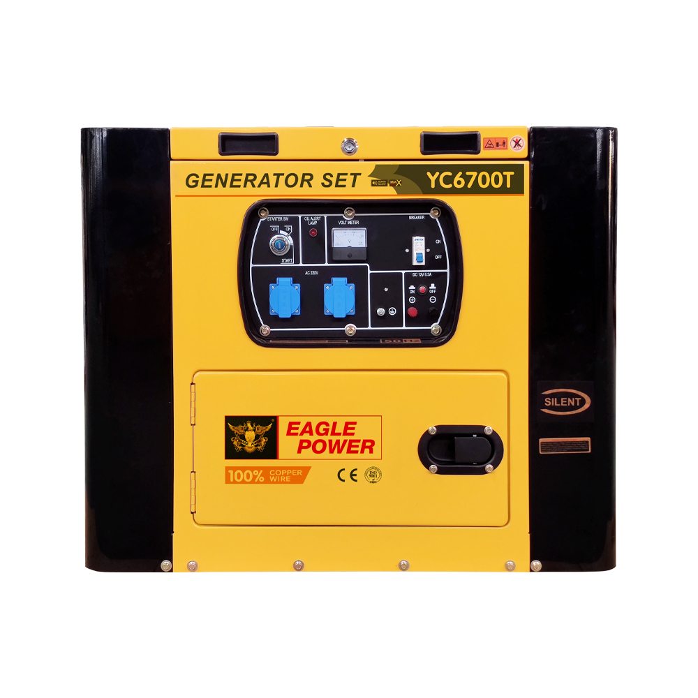 5KW silent type （Electric friend） - air cooled diesel generator set -YC6700T