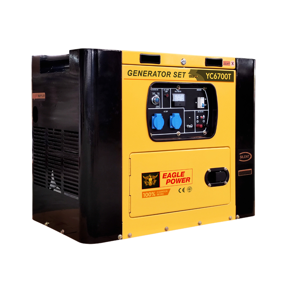 5KW silent type （Electric friend） - air cooled diesel generator set -YC6700T