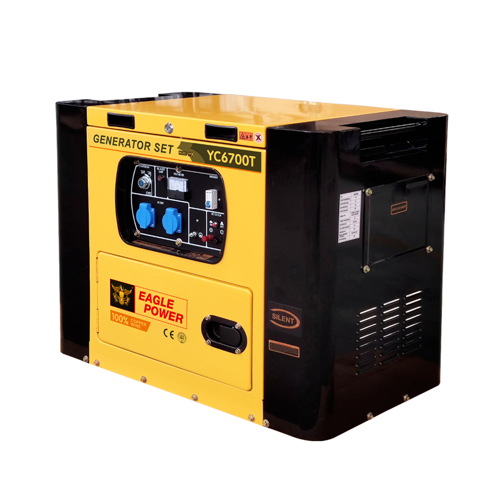 5KW silent type （Electric friend） - air cooled diesel generator set -YC6700T