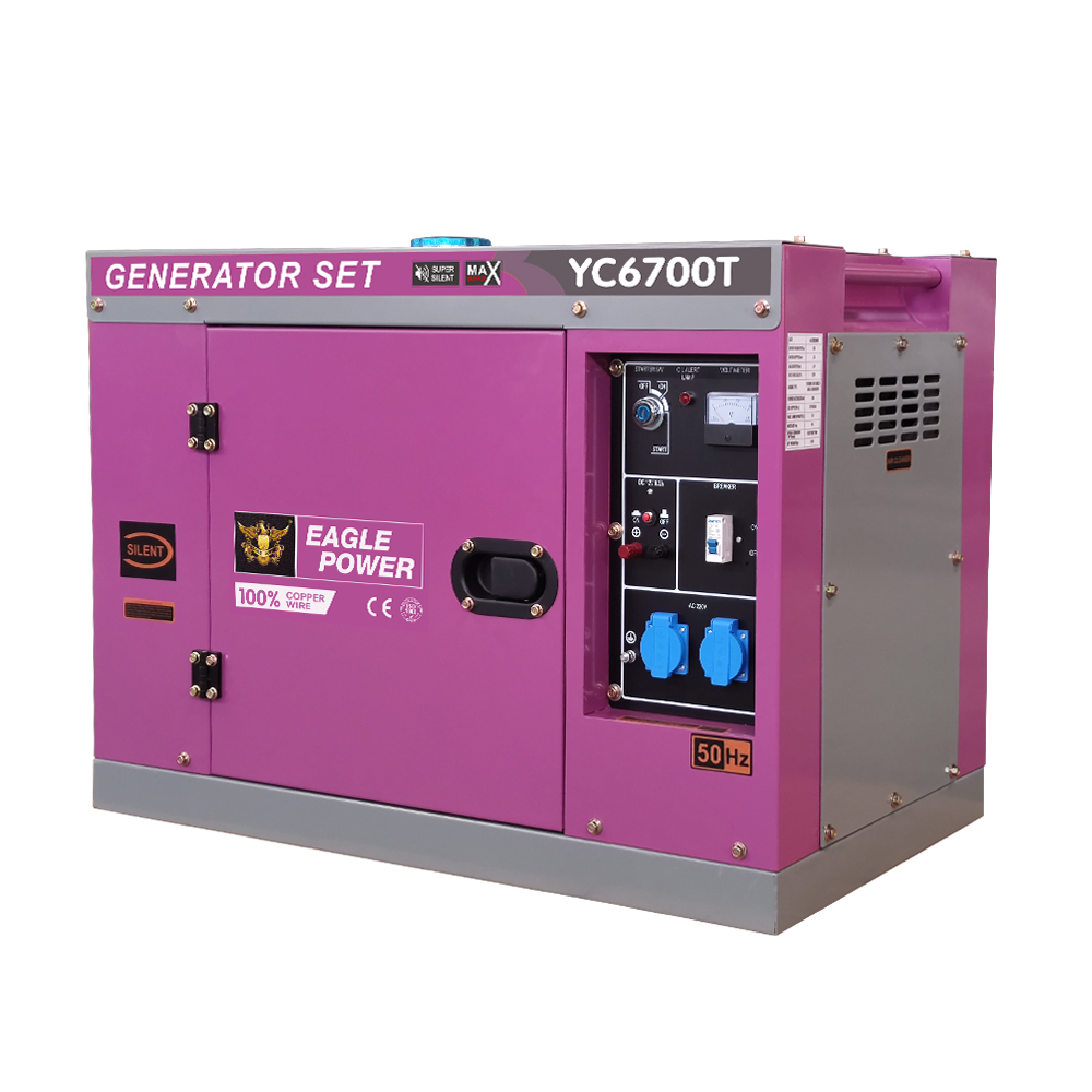 5KW silent type （Electric friend） - air cooled diesel generator set -YC6700T