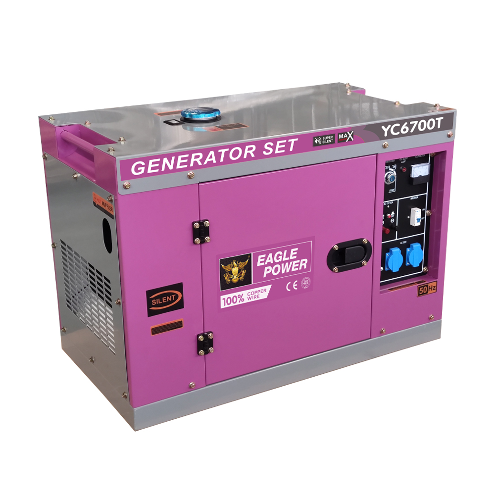 5KW silent type （Electric friend） - air cooled diesel generator set -YC6700T