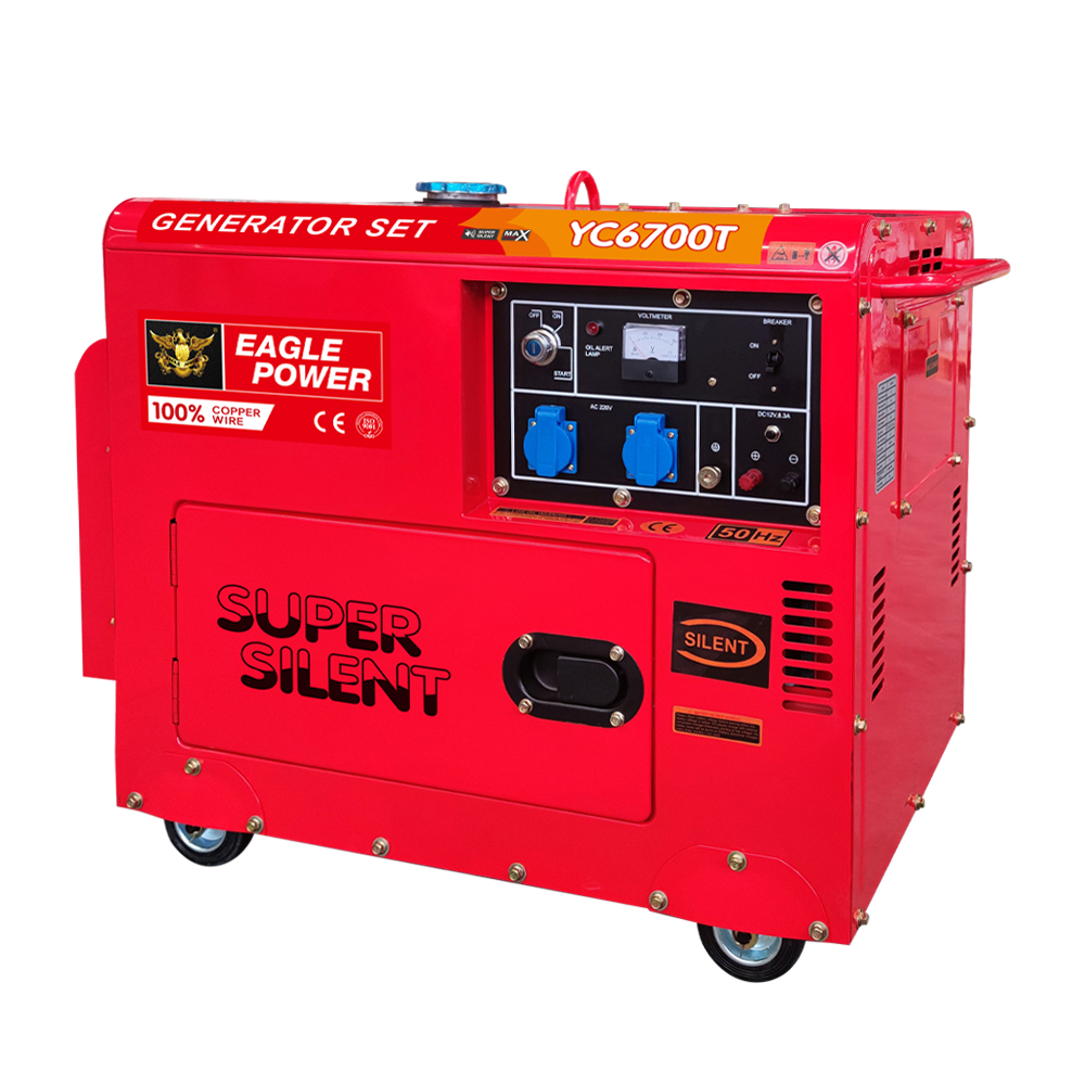5KW silent type （normal model） - Air cooled diesel generator set -YC6700T