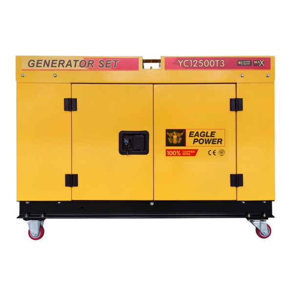 10KW water cooled silent type - diesel generator set -YC12500T3