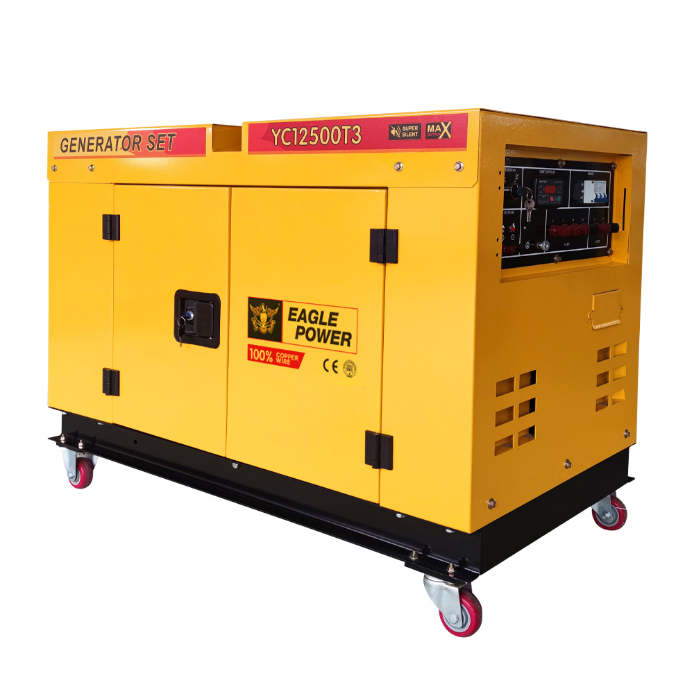 10KW water cooled silent type - diesel generator set -YC12500T3