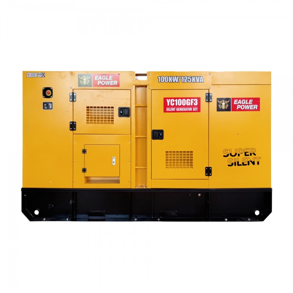 100KW silent type-diesel generator set-YC100GF3