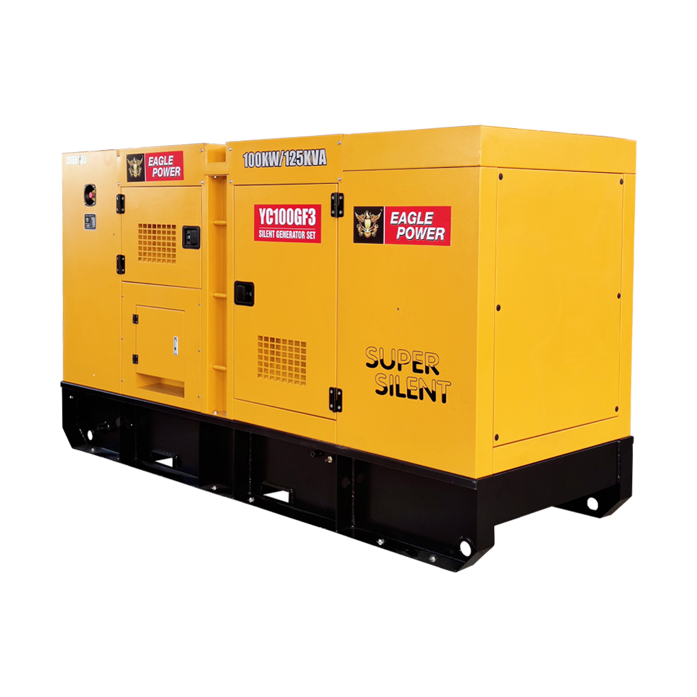 100KW silent type-diesel generator set-YC100GF3