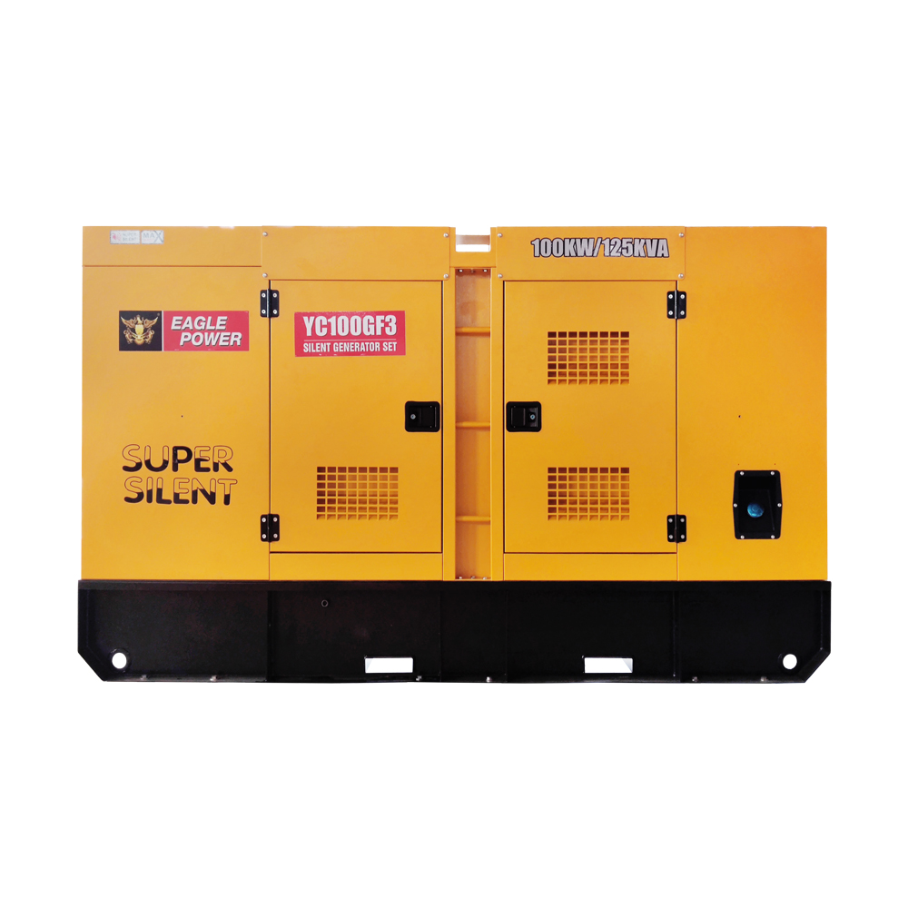 100KW silent type-diesel generator set-YC100GF3