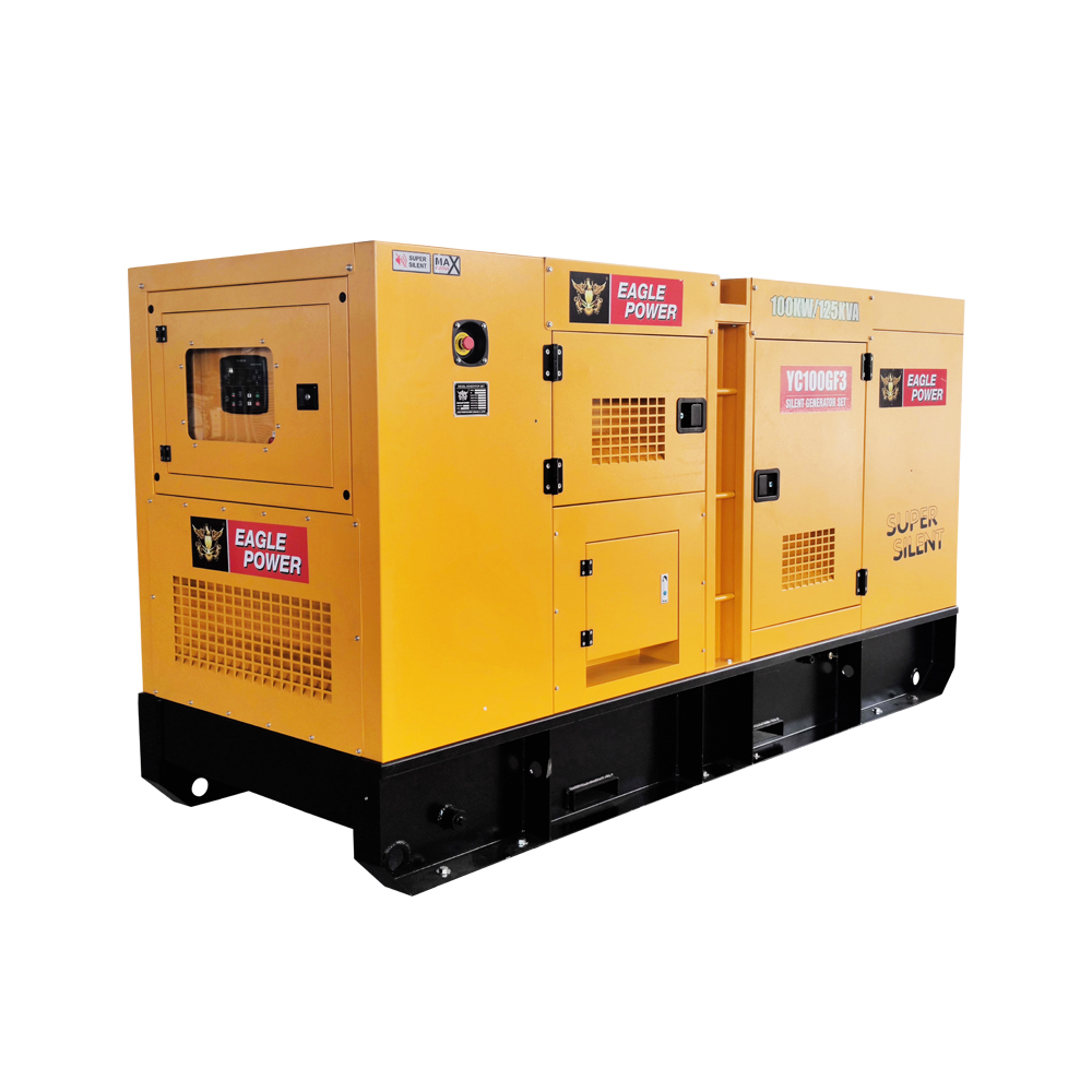100KW silent type-diesel generator set-YC100GF3