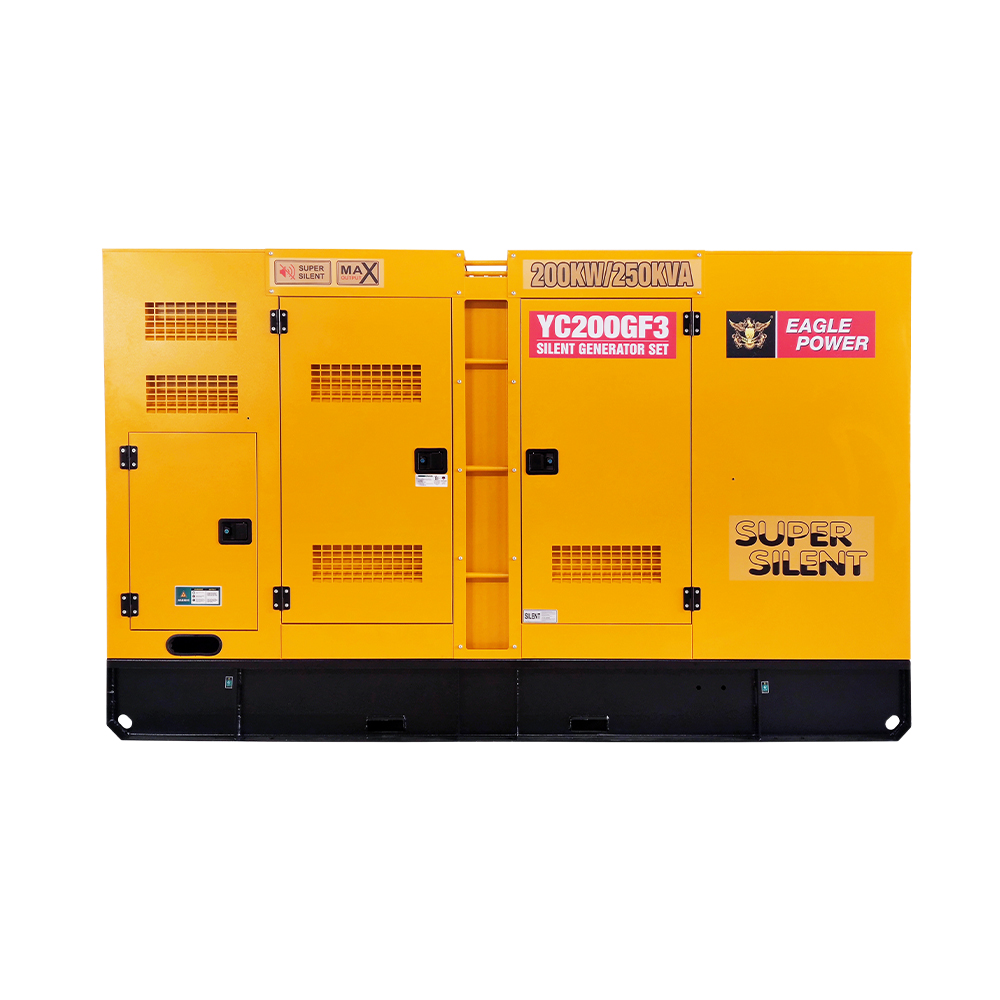 200KW silent type-diesel generator set-YC200GF3