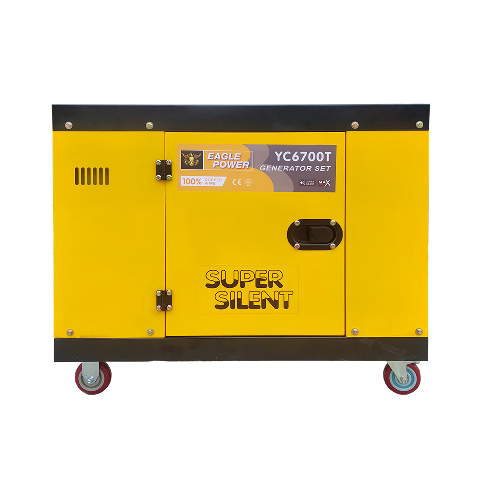 5KW silent type （small freezer clamshell model with remote control） - Air cooled diesel generator set -YC6700T