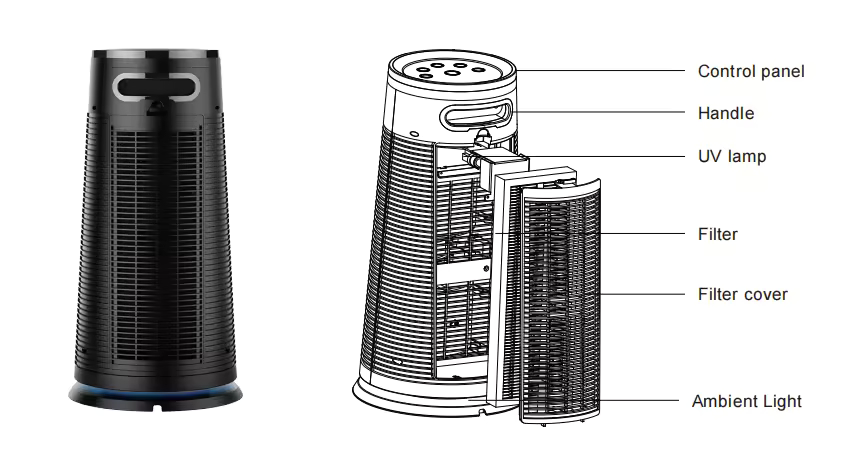 CA257AB Home Air Purifier