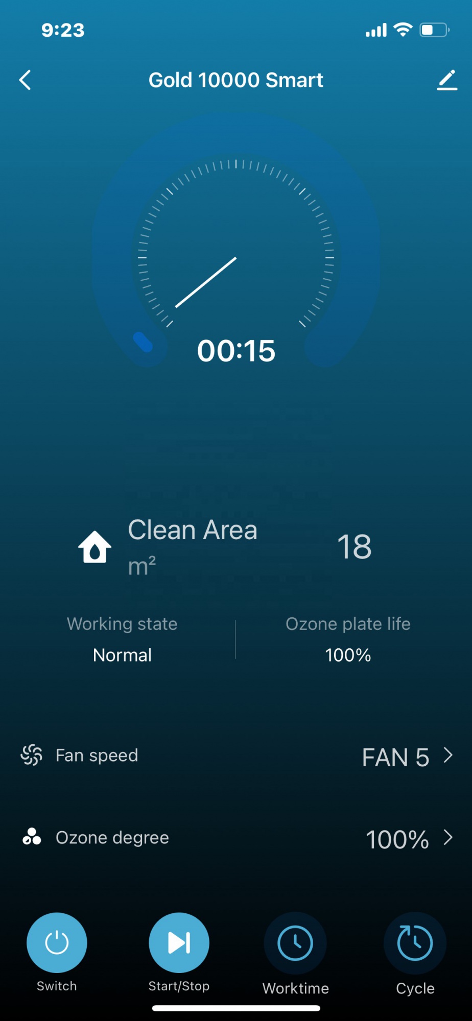 CA10000FY Dark Grey Commercial Air Purifier
