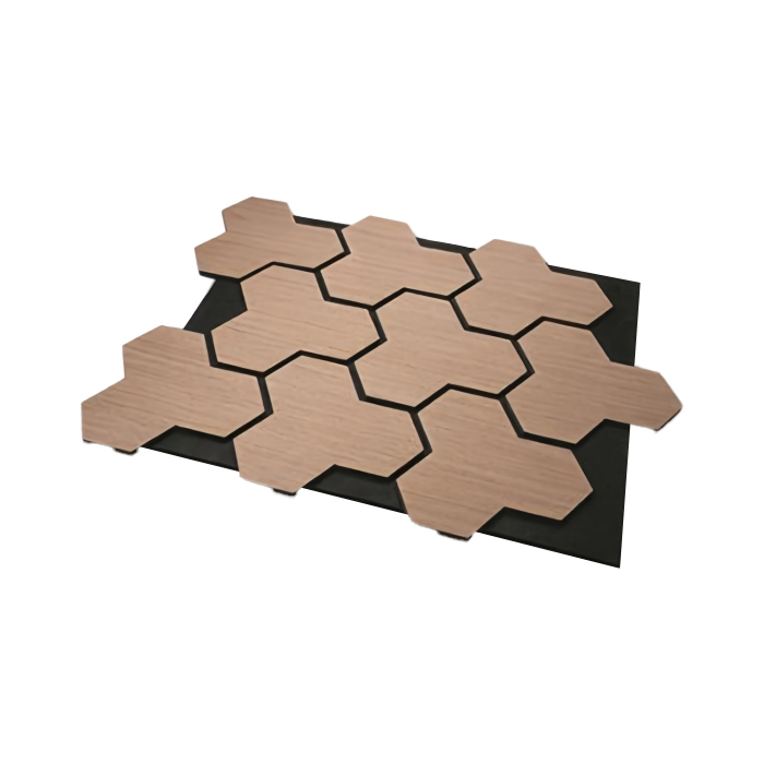 Wood slat acoustic panels