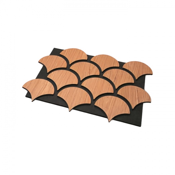 Wood slat acoustic panels