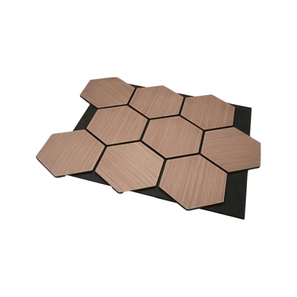 Wood slat acoustic panels