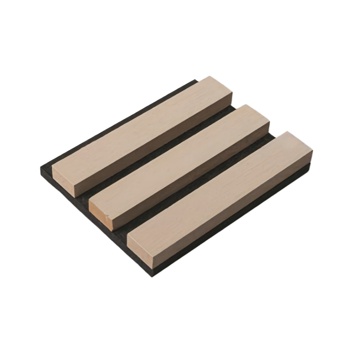 Wood slat acoustic panels