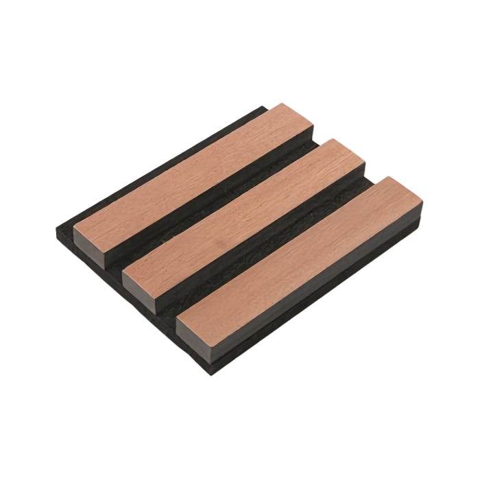 Wood slat acoustic panels