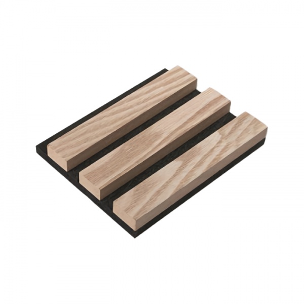 Wood slat acoustic panels