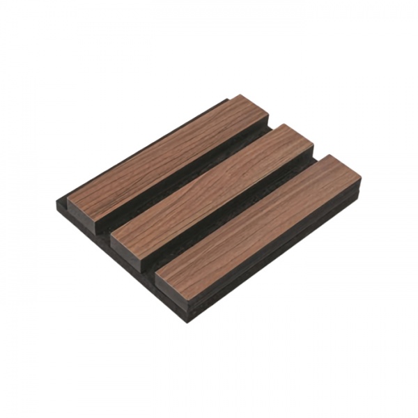 Wood slat acoustic panels