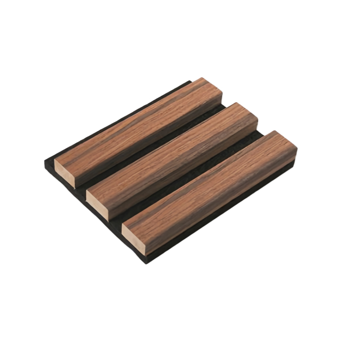 Wood slat acoustic panels