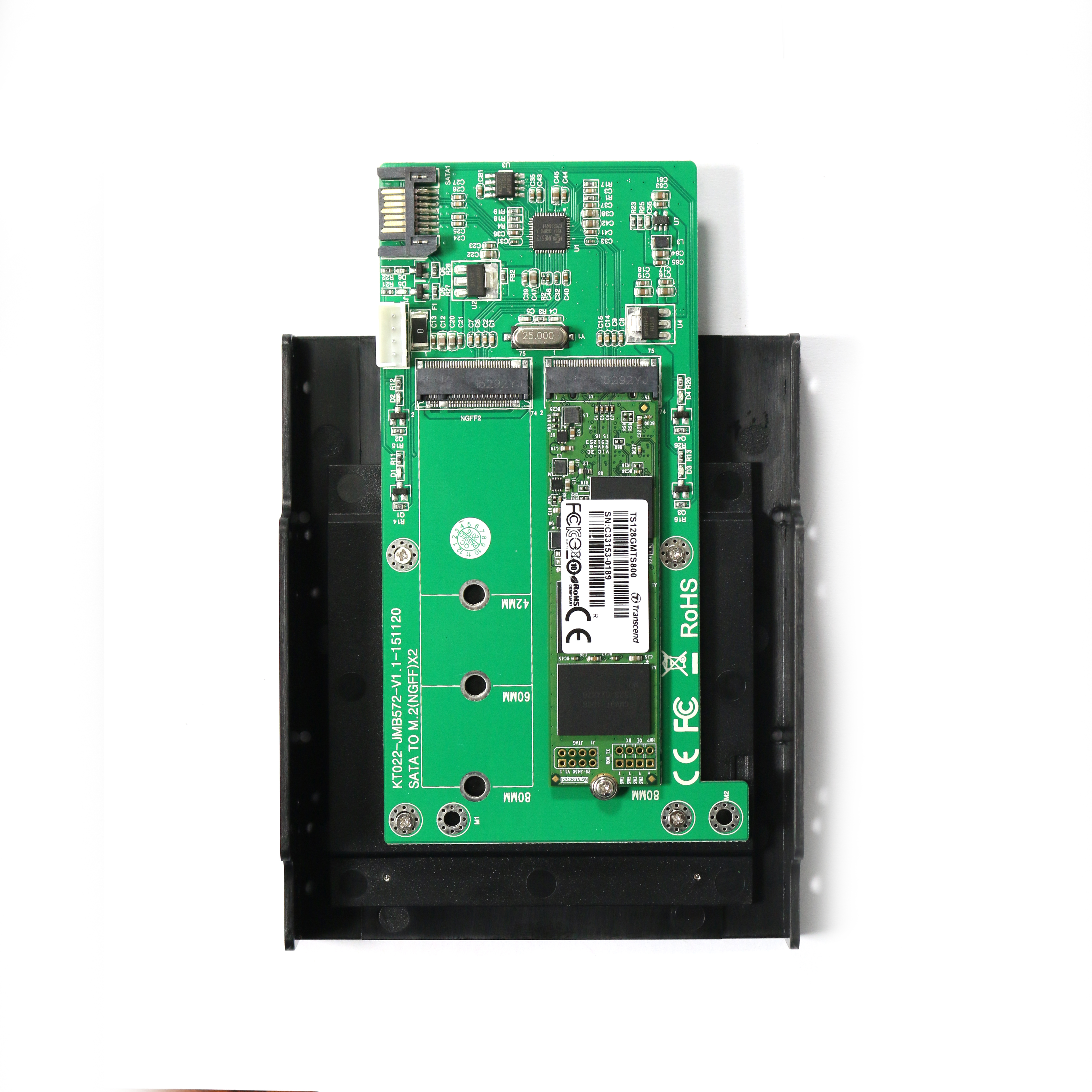 KT022B SATA TO 2xM.2 Convertor
