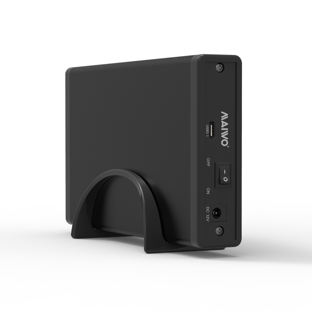 K3505CG2 Type C USB3.2 GEN2 External Enclosure for 3.5”/2.5” SATA HDD/SSD