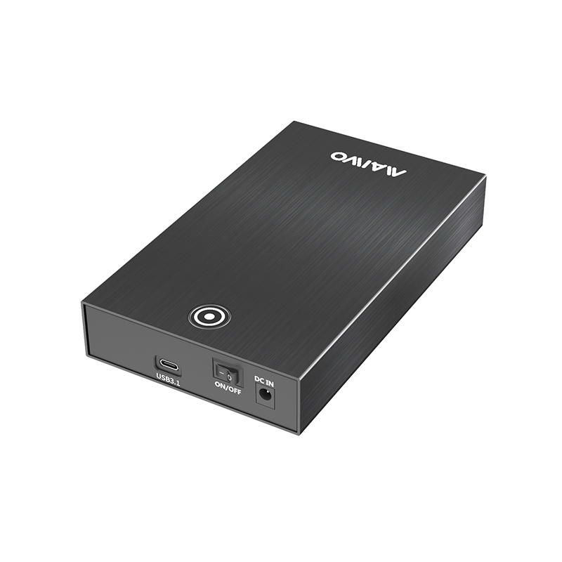 K3567C Aluminum Tool Free USB3.2 Gen 2 Type C Enclosure for 2.5”/3.5” SATA HDD/SSD