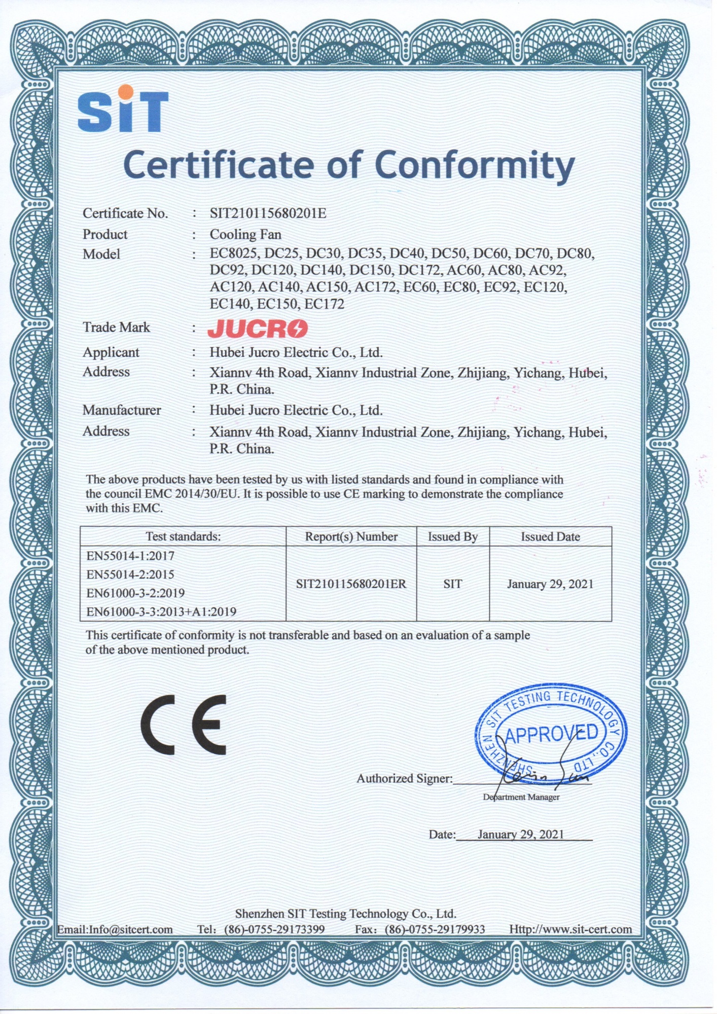 CE-Cooling Fan 1