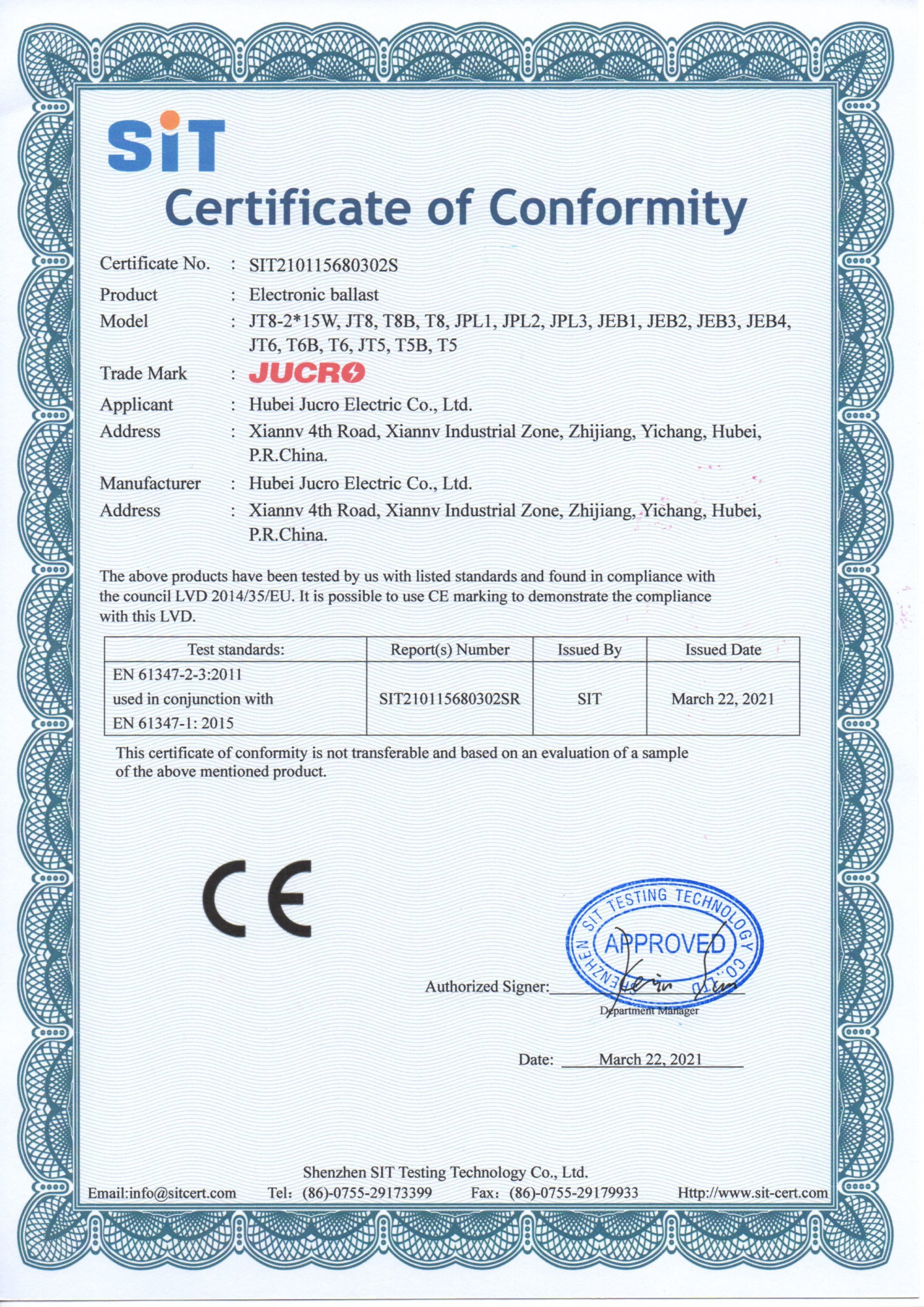 CE-Electronic Ballast 2