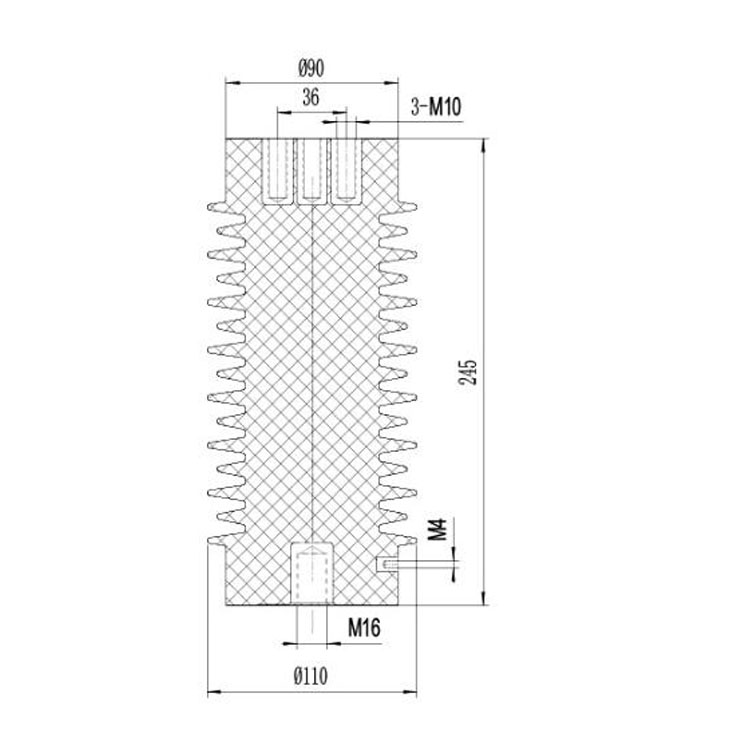 Sensor SSR-24J 110mm*245mm 24KV  from JUCRO Electric