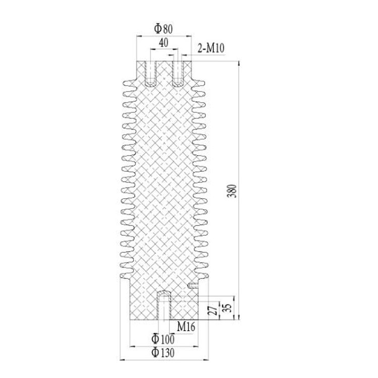 Sensor SSR-35J/130mm*380mm 35KV for switchgear accessories from JUCRO Electric