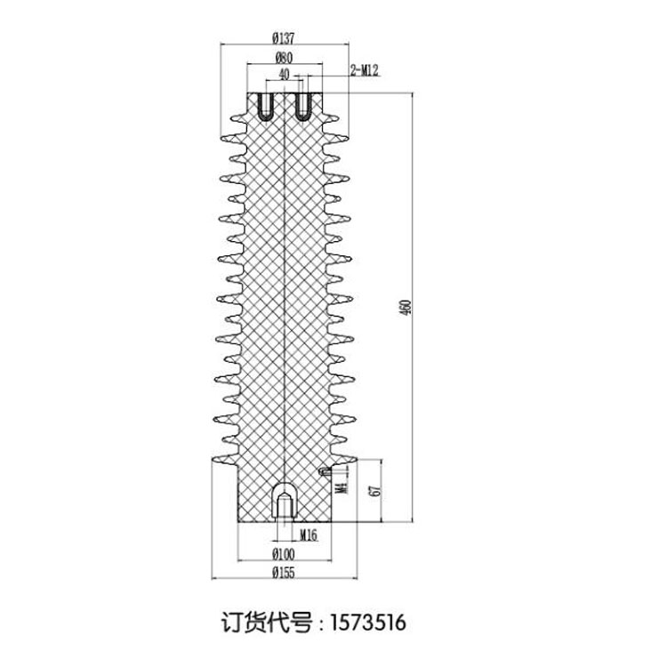 Sensor SSR-35J 155mm*480mm 35KV  from JUCRO Electric