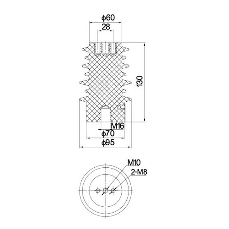 Sensor 12KV SSR-10J 95mm*130mm from JUCRO Electric