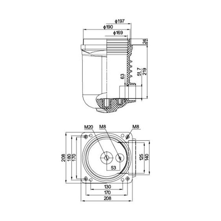 Contact box  CTB 10J 1250A 12KV   for low voltage switchgear use from JUCRO Electric