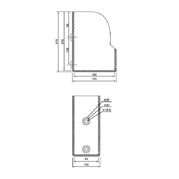 Up insulation cover for JV2  12KV vacuum circuit breaker from JUCRO Electric