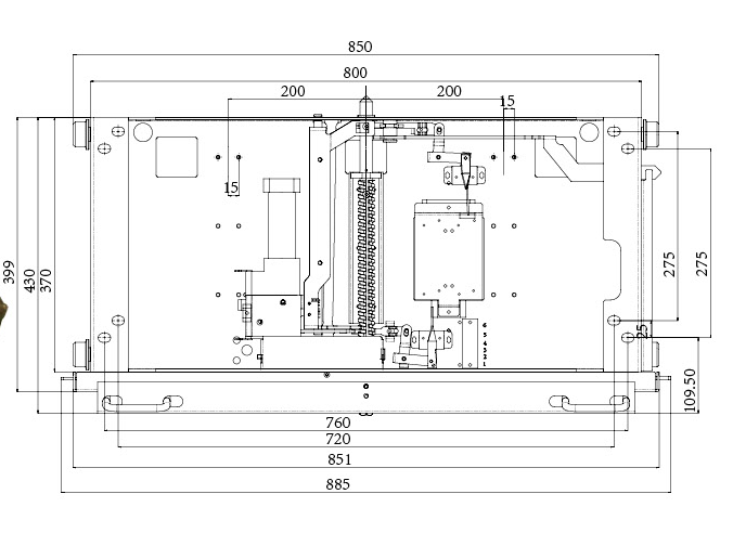 Electric chassis car D-DPC-1000 for Switchgear use  from JUCRO Electric