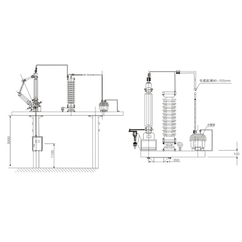 Isolation switch BZJ-110/220 series transformer neutral point equipment