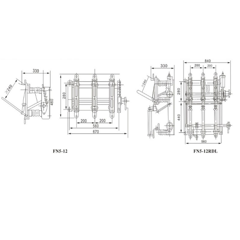 Indoor High Voltage load switch FN5-12 