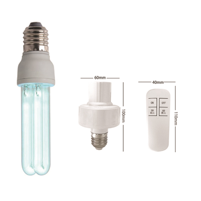 E27 UV germicidal lamp J03B High Quality Home use UV air cleaner 15W sterilizing lamp from JUCRO