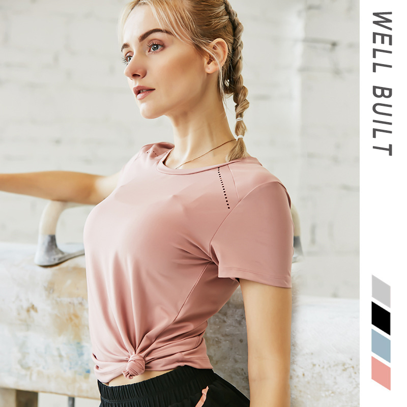 Quick-drying perspiration sports top running fitness t-shirt