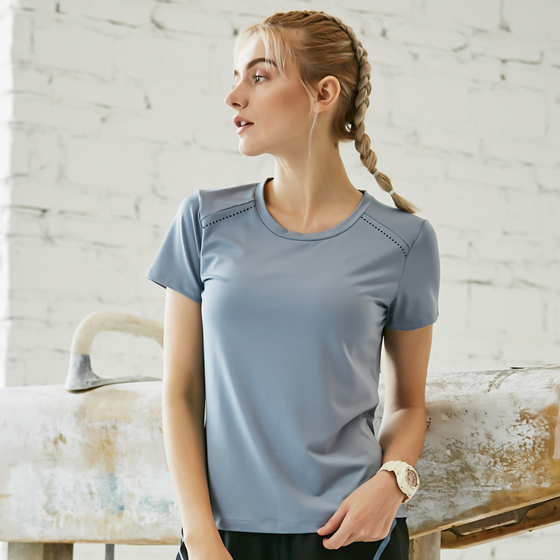 Quick-drying perspiration sports top running fitness t-shirt